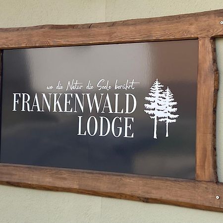 Frankenwald-Lodge Schwarzenbach am Wald Bagian luar foto
