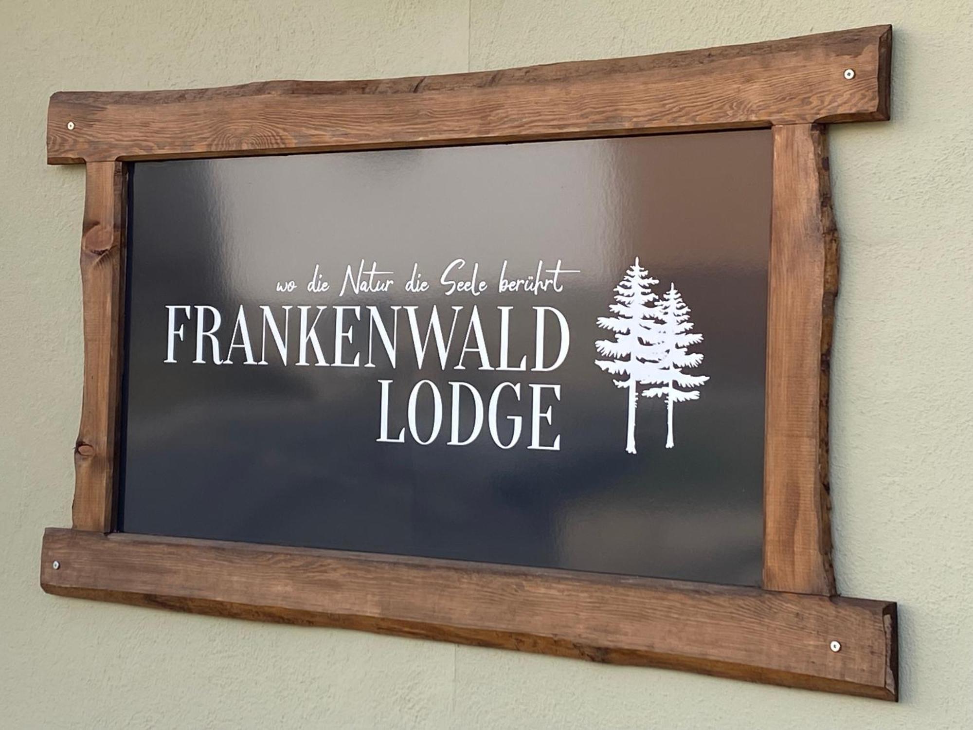 Frankenwald-Lodge Schwarzenbach am Wald Bagian luar foto
