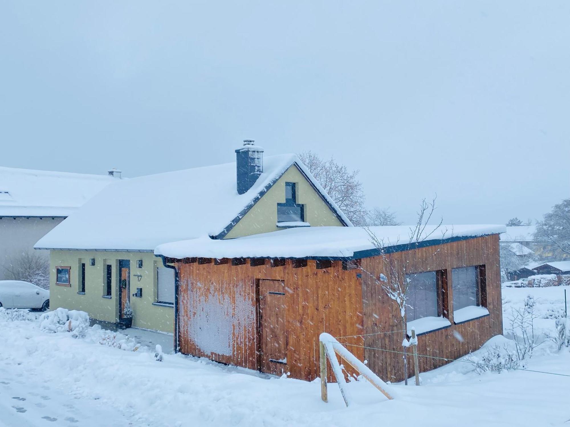 Frankenwald-Lodge Schwarzenbach am Wald Bagian luar foto