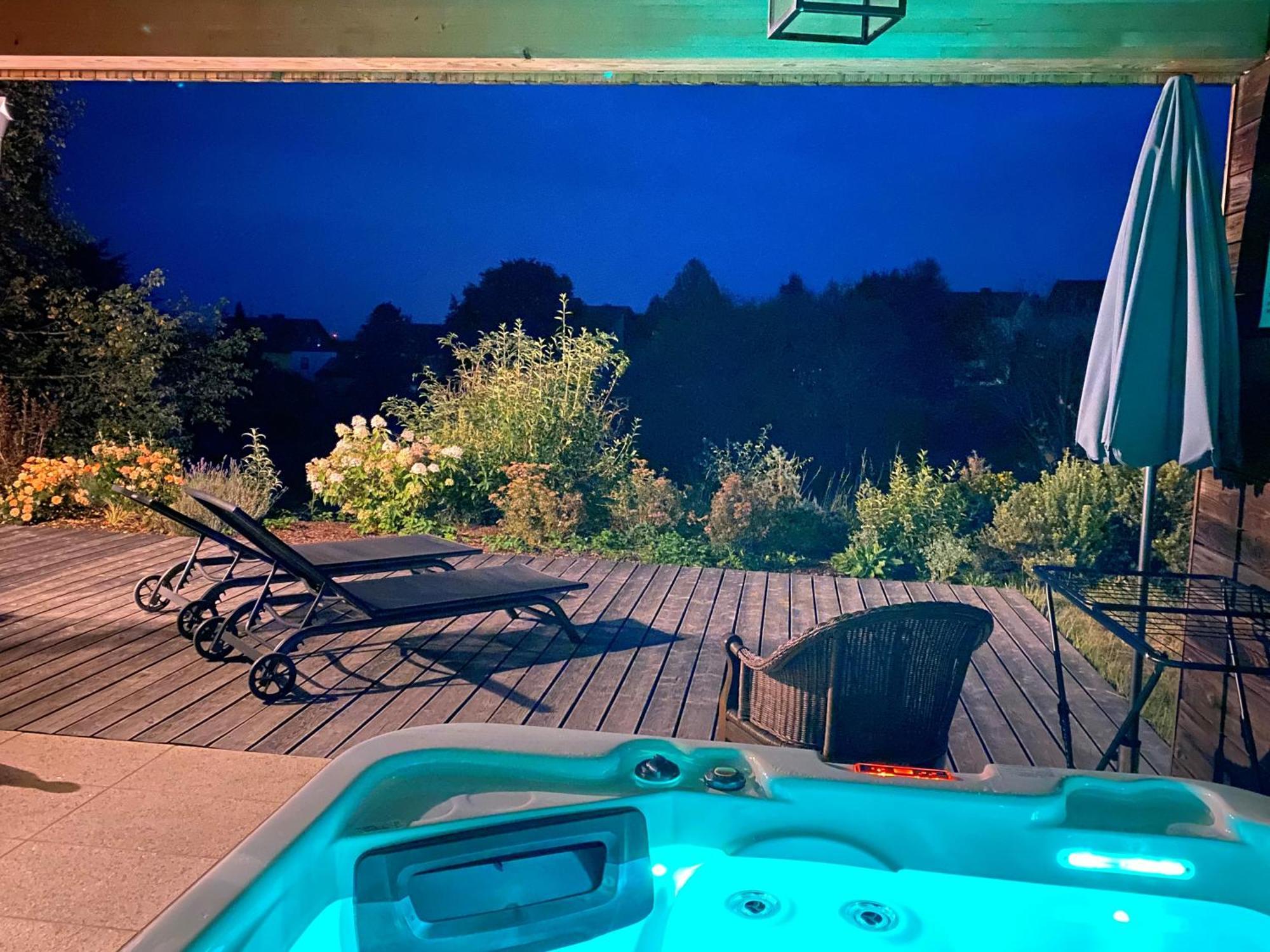 Frankenwald-Lodge Schwarzenbach am Wald Bagian luar foto